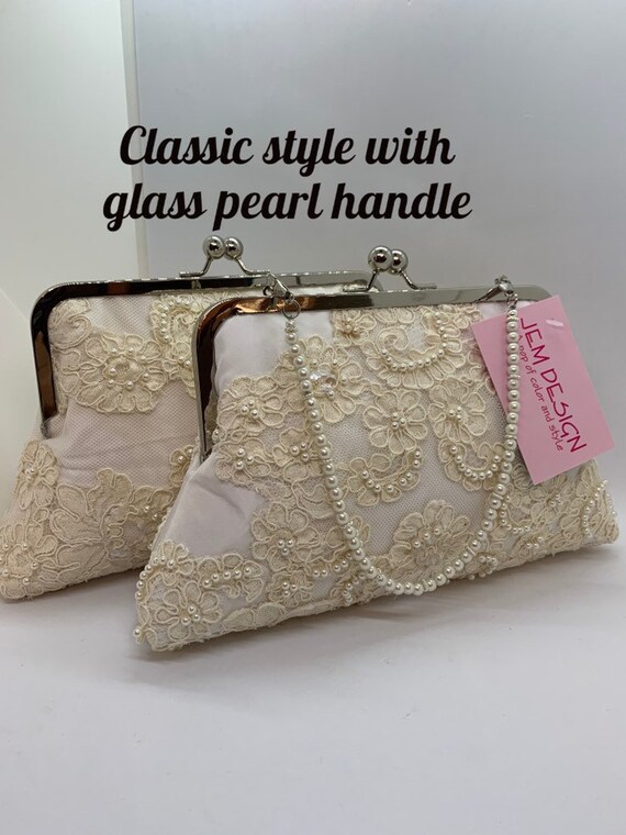 Bridal Clutch Made From Old Wedding Dress Heirloom Bridal Etsy