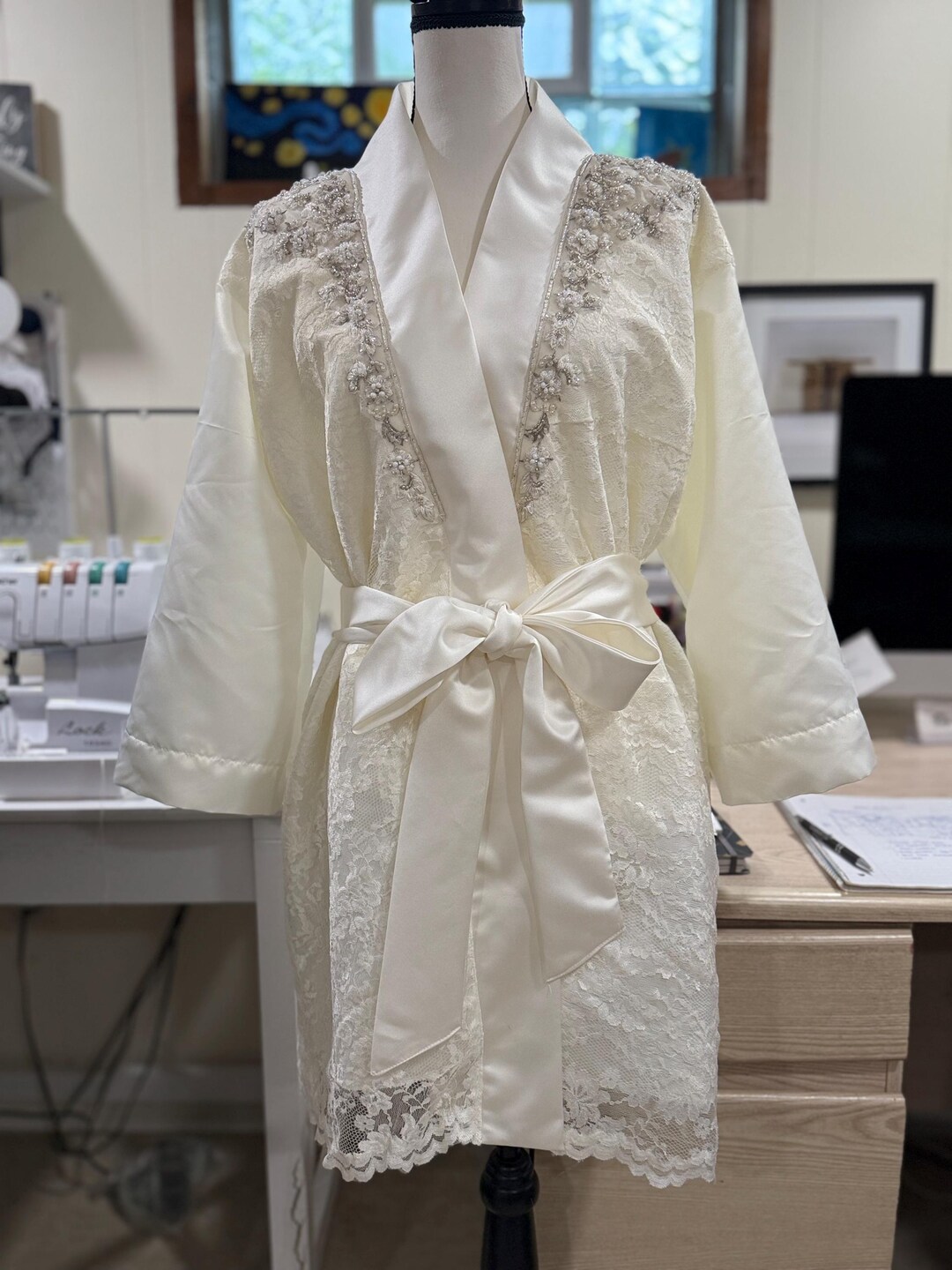 Repurpose Robe Get Ready Bridal Robe: Repurposed From Your Wedding Dress - Etsy