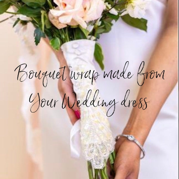 Wedding Bouquet Wrap Etsy
