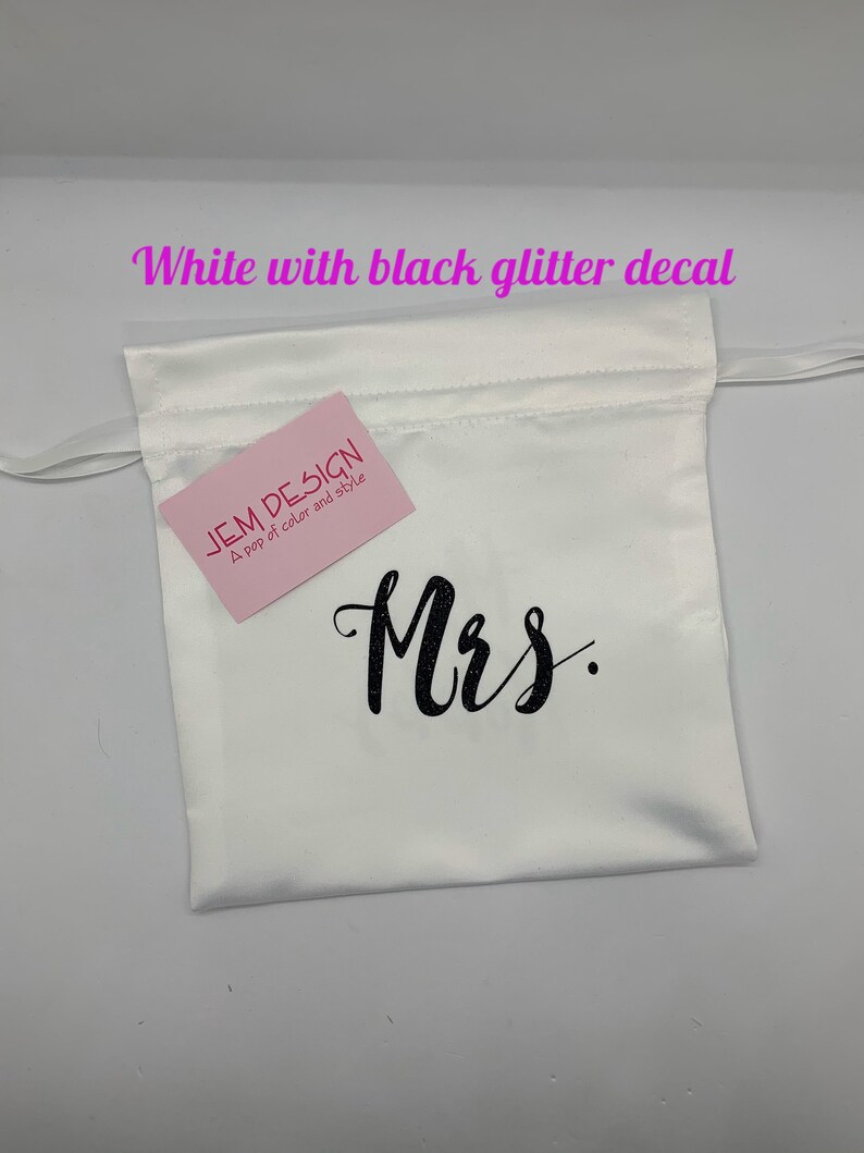 Personalized wedding dollar dance bag satin money bag for Etsy