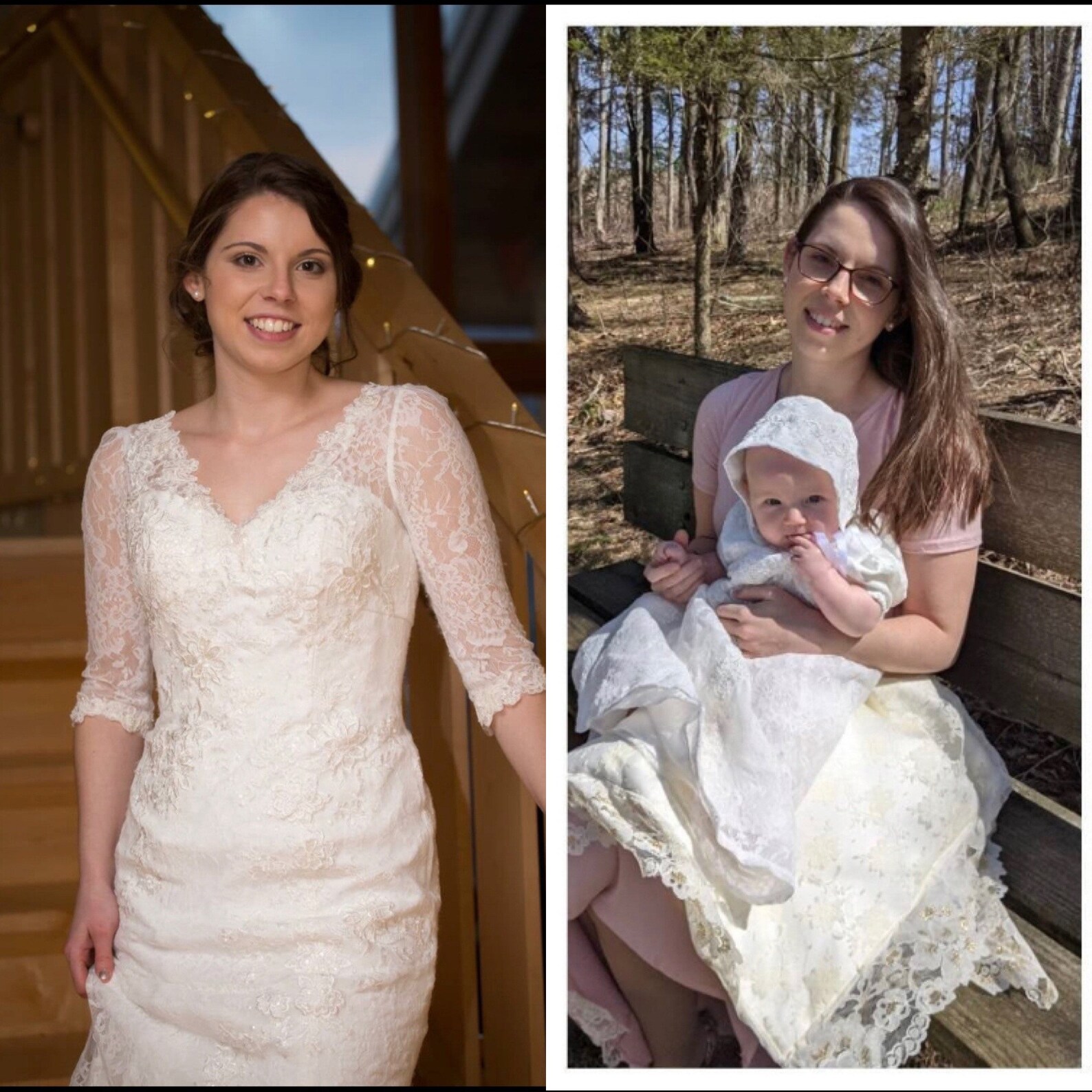 Baby blanket custom made from wedding dressNewborn wrap Etsy