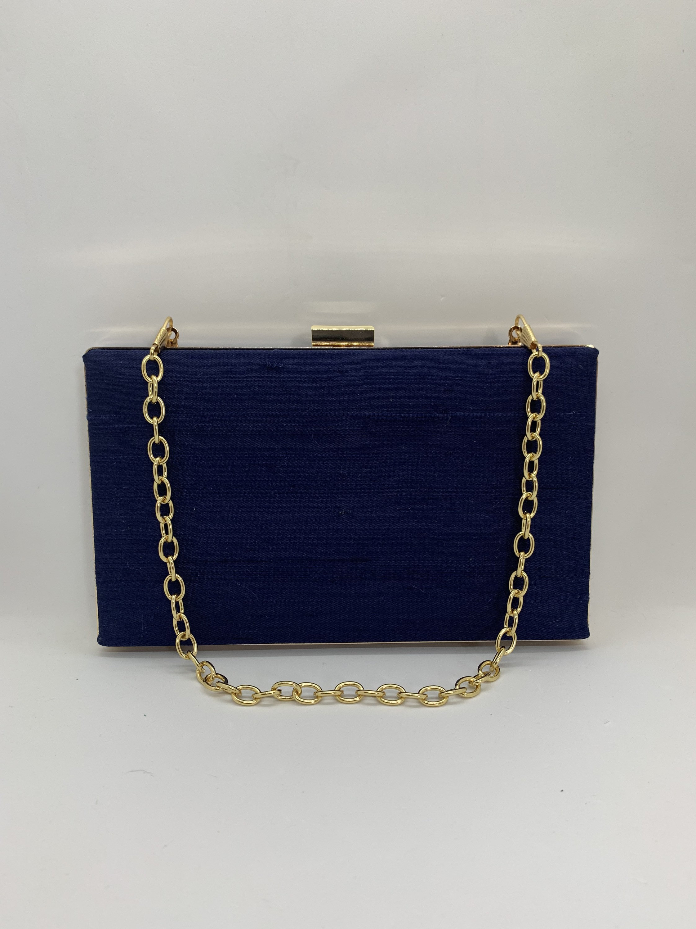 navy evening bags
