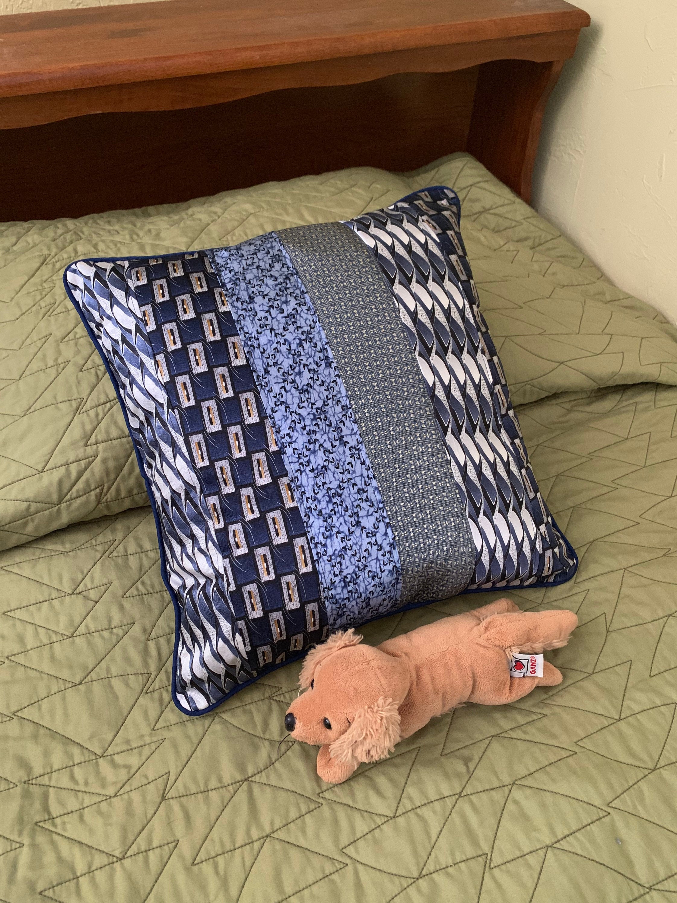 Necktie pillow memory pillow made from old neckties Etsy
