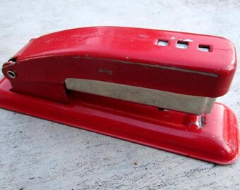 Vintage Red Swingline Cub Stapler
