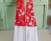 Baker 39 s Boa Made With Red Kitchen Gadget Fabric