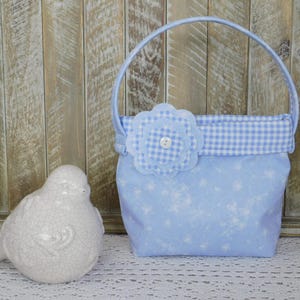 Porte-monnaie pour petite fille en tissu violet clair