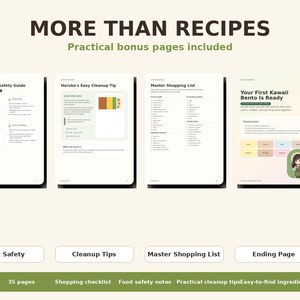 Kawaii Bento Cookbook, 7 Easy Japanese Lunches, English + French PDF, Step-by-Step Packing image 5