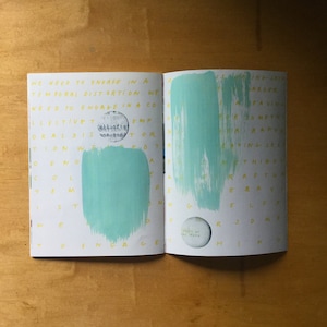 Rewriting Utopia ~ Printable Zine ~ PDF Download ~ Bookmaking Instructions ~ Pamphlet Stitch