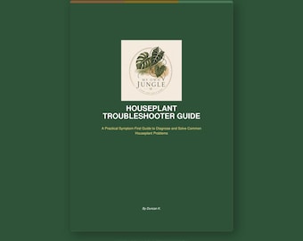 Houseplant Troubleshooter Guide | Plant Diagnosis PDF (Digital Download) ENG version, 42 pages