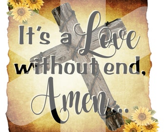Without End Amen Etsy