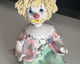 Ceramic Italian Clown- Lino Zampiva - Etsy