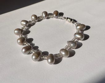 Bracciale pioggia in argento sterling