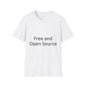 Free and Open Source T-Shirt | Minimal Tech Tee
