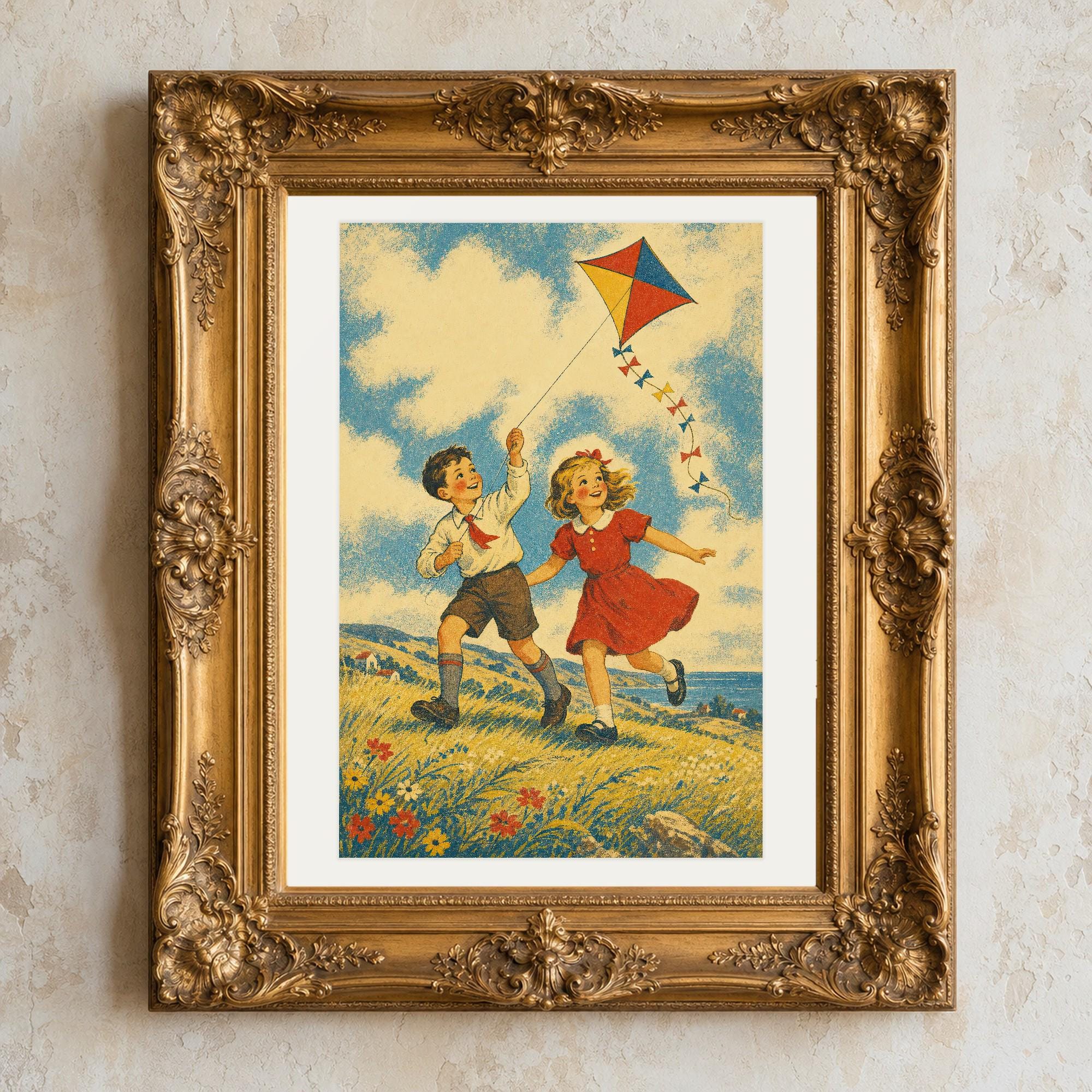 Lithograph of Child - Etsy