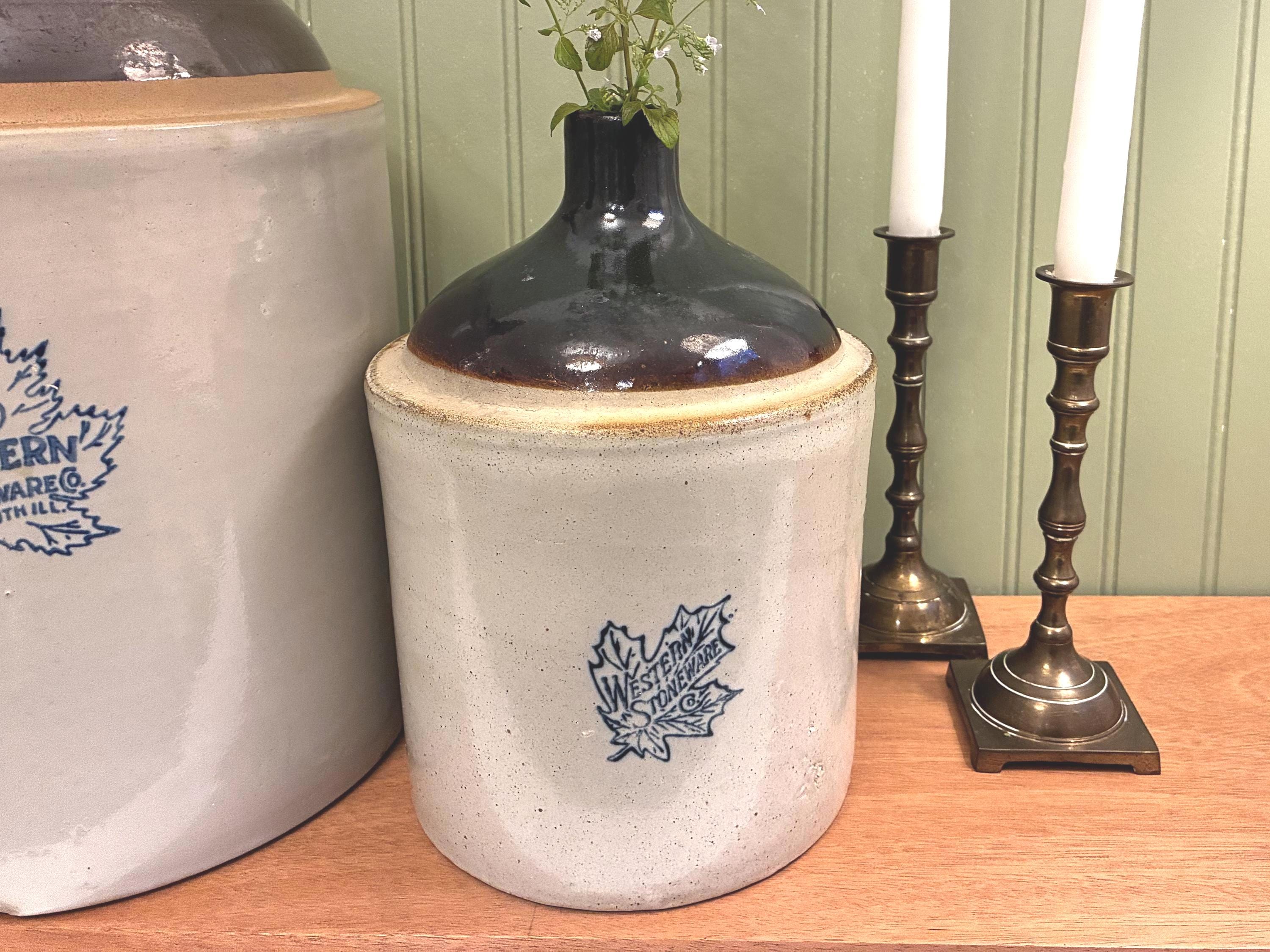 コレクション BRISTOL made in USA '60  GF Bristol Stoneware Crock - Etsy