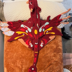 Large Ikran Avatar Crochet plush, premade