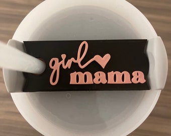 Girl mama Stanley plate