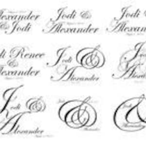 Personalized monogram design
