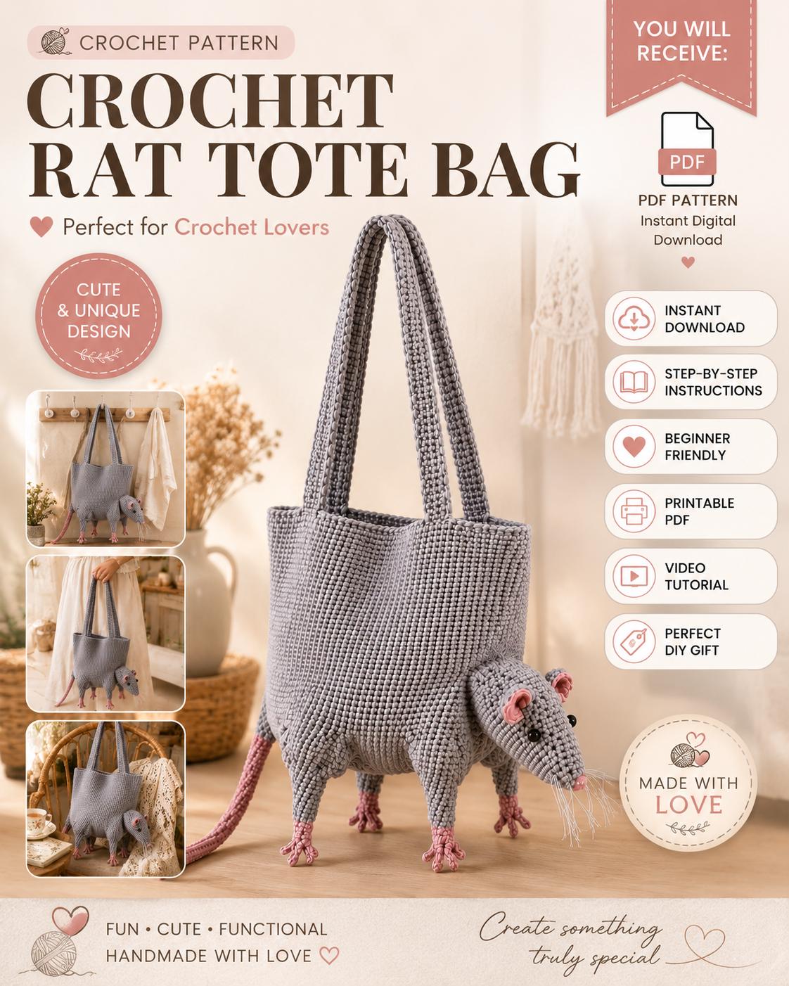 Thedollkeyper Rat Bag - Etsy