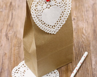 Sacchetti di carta da pacco pesante (10 pz)