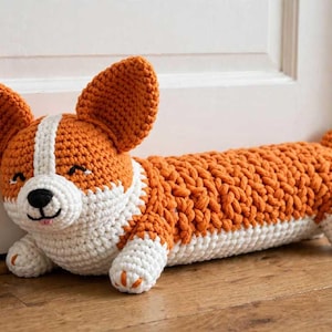 Virkmönster för Corgi Amigurumi-dörrstopp (PDF)
