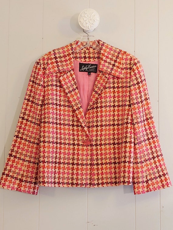 Vintage Sophy Curson Spring Jacket Blazer Woven Ho