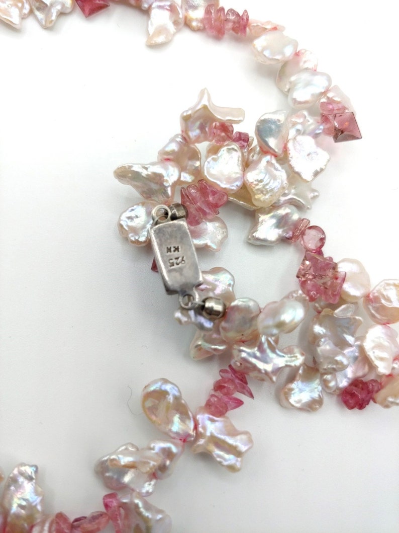 JUST REDUCED!! Baroque Pearl Necklace with Kit Heath Sterling Clasp