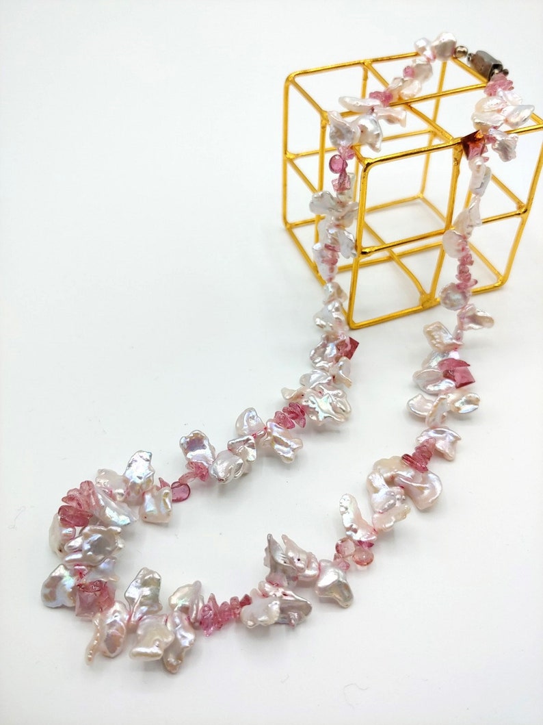 JUST REDUCED!! Baroque Pearl Necklace with Kit Heath Sterling Clasp