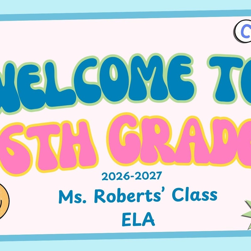 Canva Elementary Template - Etsy