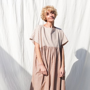 Oversized Boxy Fit Organic Cotton Dress SILVINA OFFON CLOTHING - Etsy