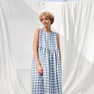 notperfectlinen matilda dress RONDA button down linen dress