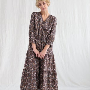 Floral tiered dress BONA / OFFON CLOTHING image 2