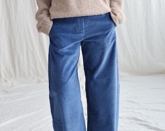 Wide wale cord ballooned leg pants • OFFON CLOTHING