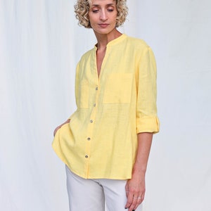 Camicia elegante con bottoni dalla vestibilità ampia REMI • ABBIGLIAMENTO OFFON