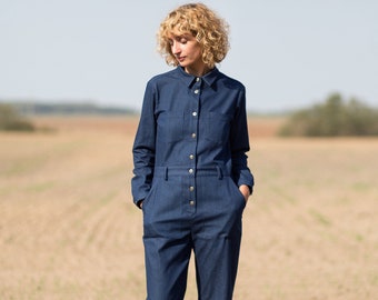 Vintage Denim & Supply Ralph Lauren Jean Overall Jumpsuit Coverall 