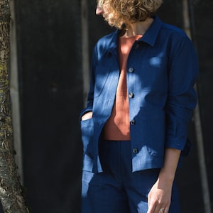 Denim jacket in a work-wear style / OFFON CLOTHING