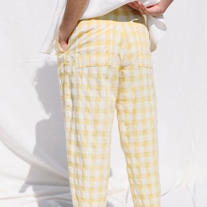 Boxy tapered leg summer trousers OFFON CLOTHING image 7