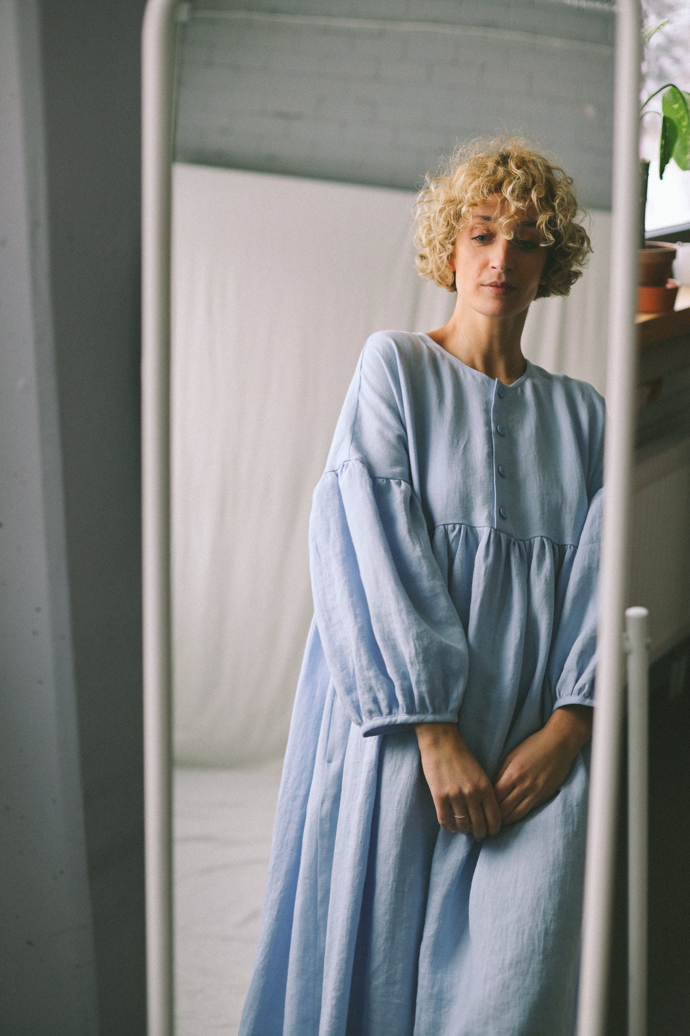 knee length dresses for ladies Men's Gaston Camp Shirt in Blue, Size 2XL by Greyson Clothiers main image 1