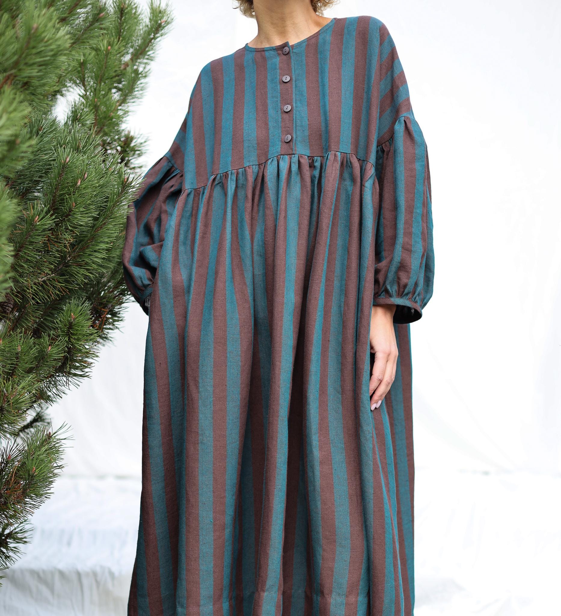 Vertical Line Dress - Etsy