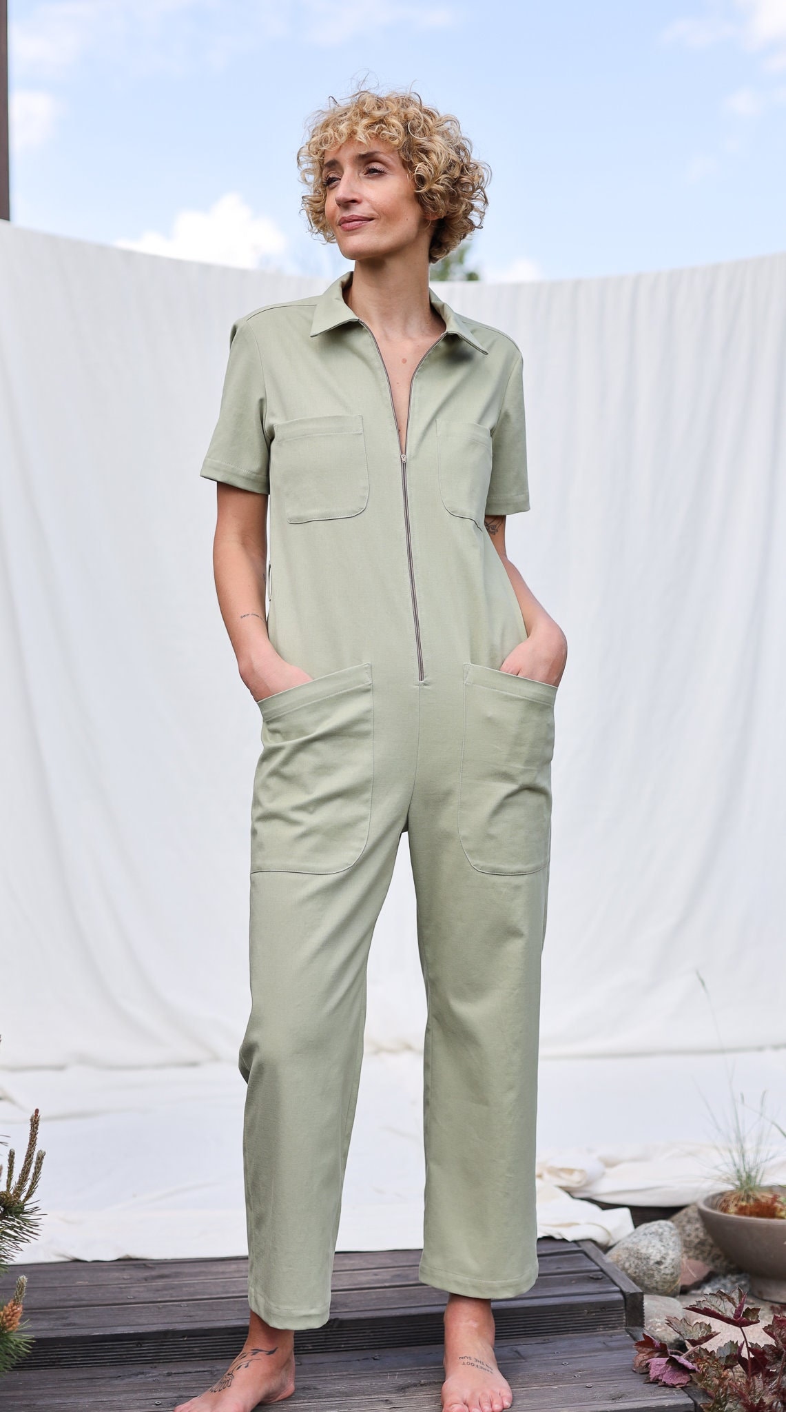 Cotton Jumpsuit -  Canada