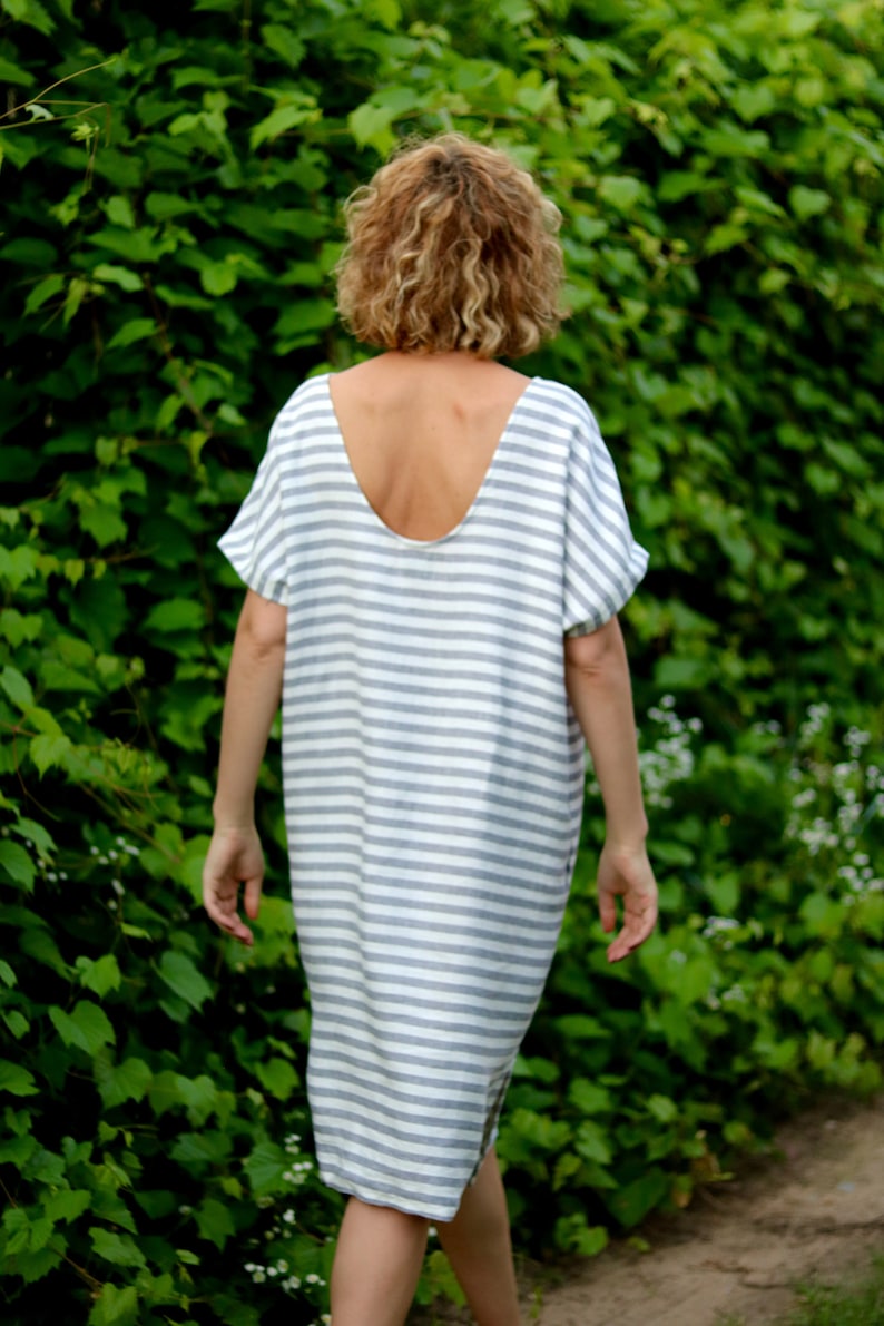 linen backless top