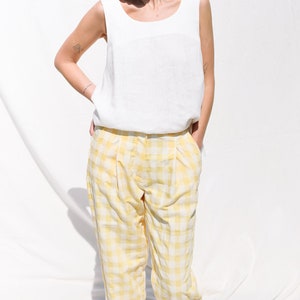 Boxy tapered leg summer trousers OFFON CLOTHING image 6