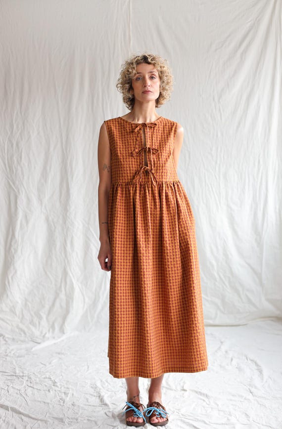 seersucker dress Buy Rust Brown 100% Cotton Textured Seersucker Midi Dress from Next USA
