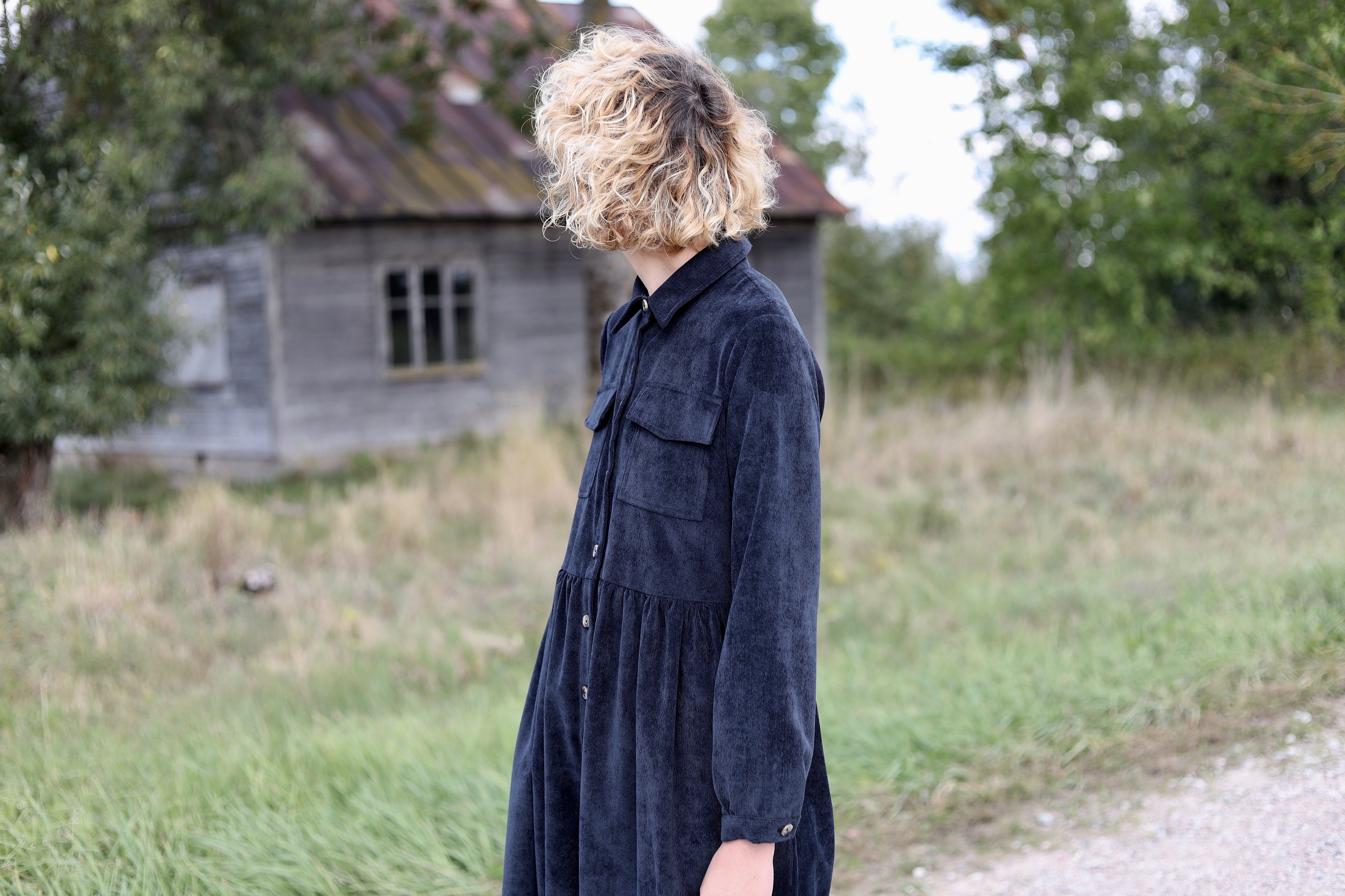 Corduroy Shirt Dress / Velvet Shirt Dress / Black Shirt Corduroy Shirt Dress / Velvet Shirt Dress / Black Shirt