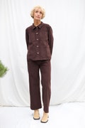 Corduroy Jacket Women • Workwear Needlecord Chore Jacket • Pinwale Cord Shirt Jacket & Coat
