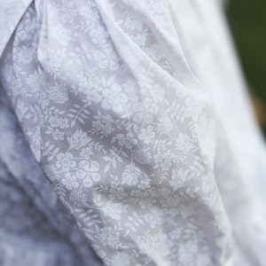 White floral sailor collar blouse PALOMA OFFON CLOTHING image 10