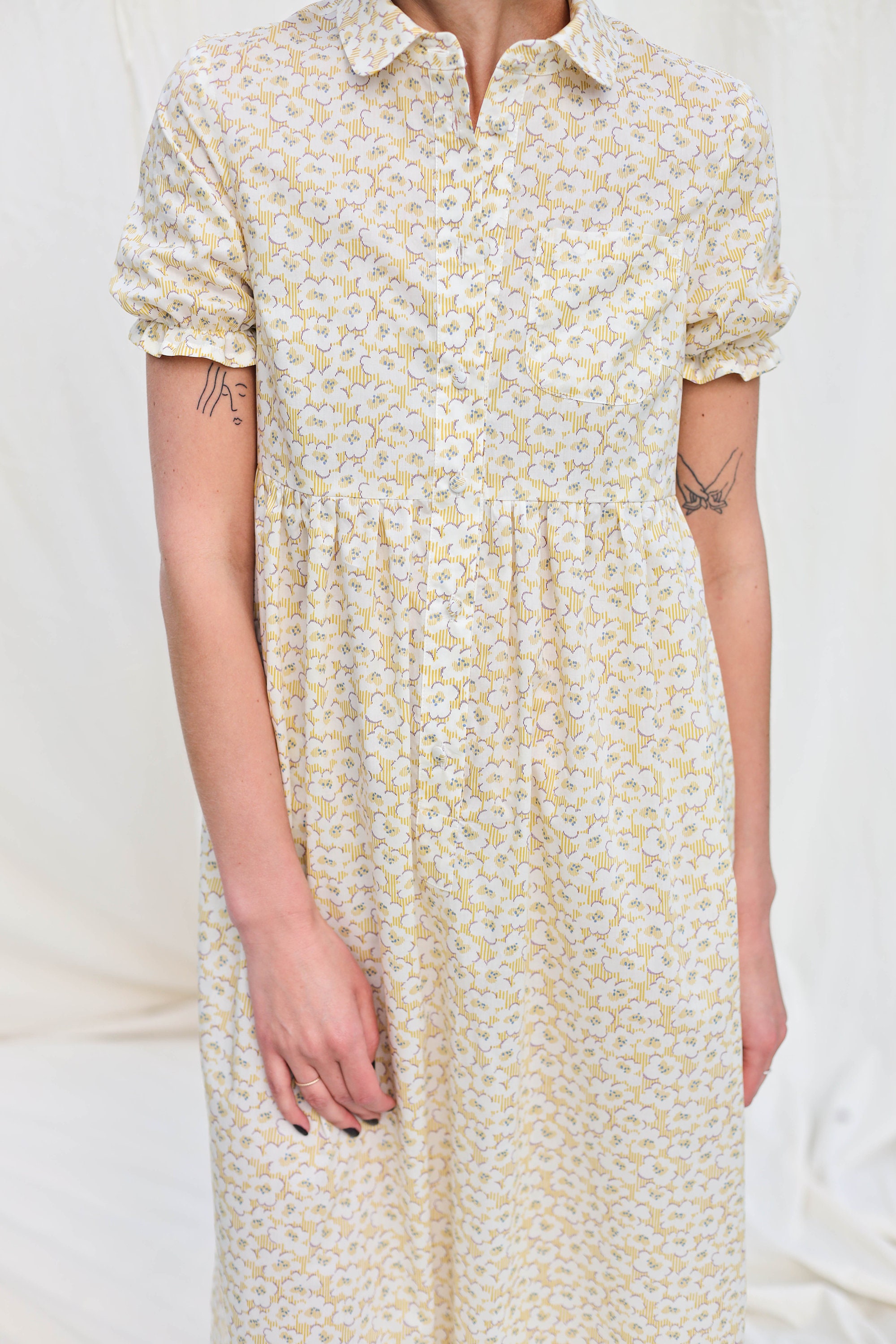 Flowy silky cotton summer dress DAZE / OFFON Clothing | Etsy