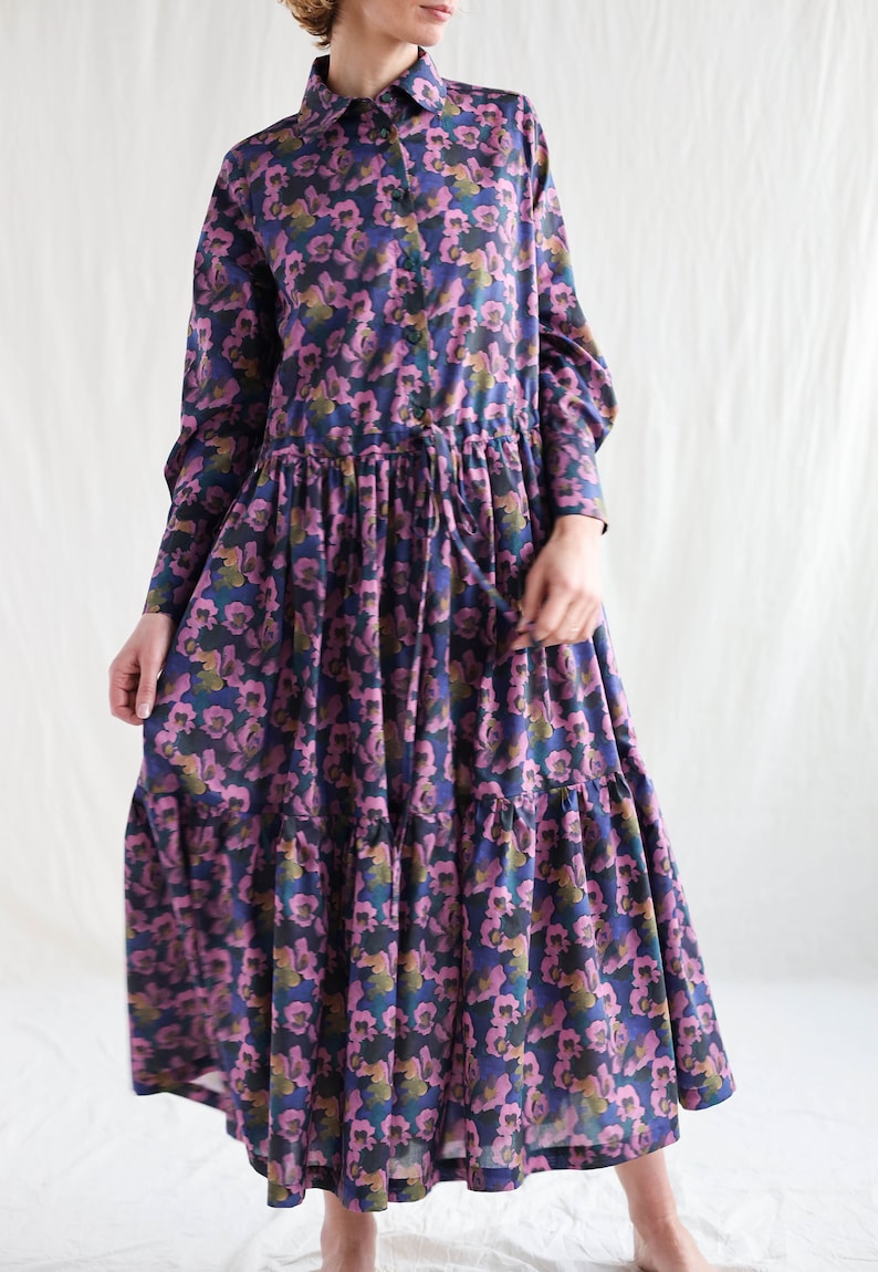 Maxi shirt dress FLEUROFFON Clothing
