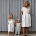 Matching Dress - Linen Dress - Matching Mommy and Me Striped Dresses - Matching Linen Outfit - Handmade by OFFON 
