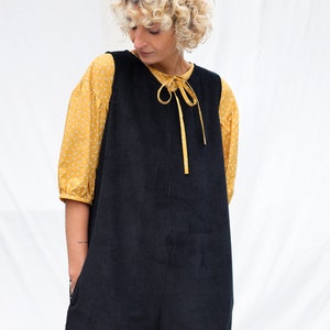 Sleeveless oversized cord jumpsuit OFFON CLOTHING image 3